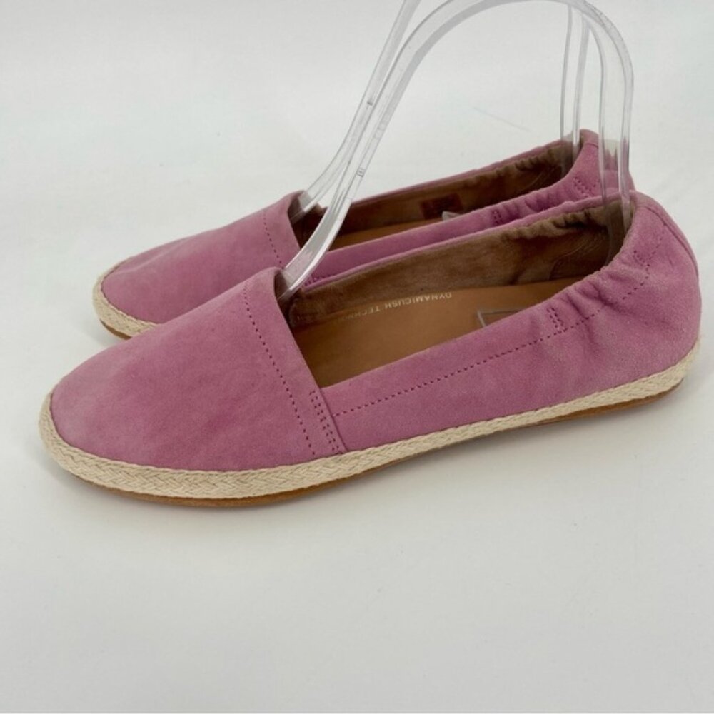 Fitflop pink suede espadrilles closed toe Size 6 - Picture 8 of 12